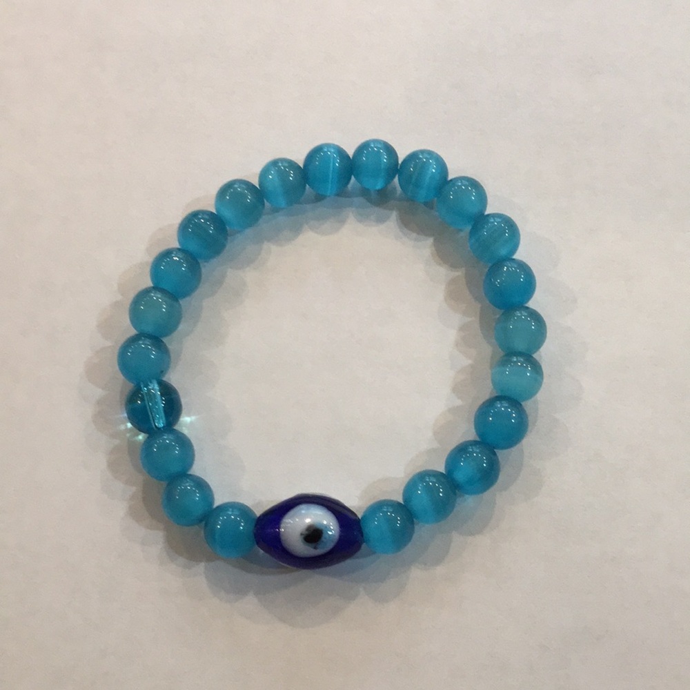 Mozambique Amazonite Crystal Beaded Protection Bracelet